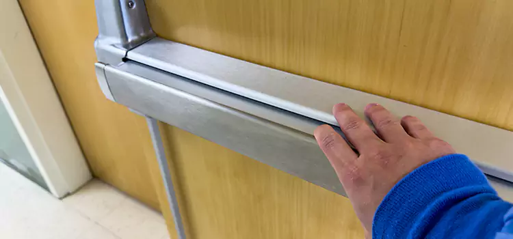 Installing a Push Bar on a Door Corvallis